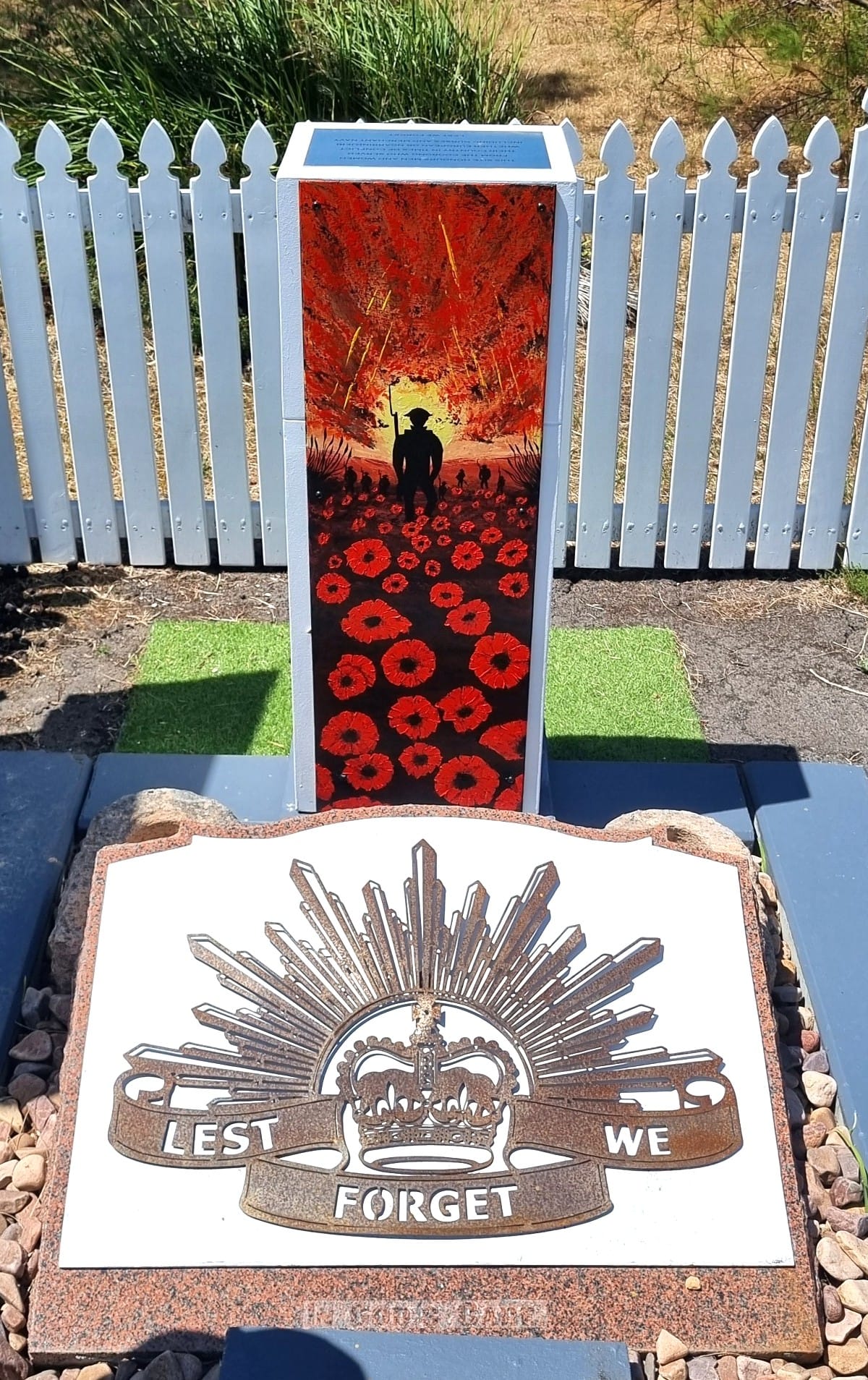 "RED POPPY'S" The Coorong "Veteran's War Memorial" Hindmarsh Island SA 2024
