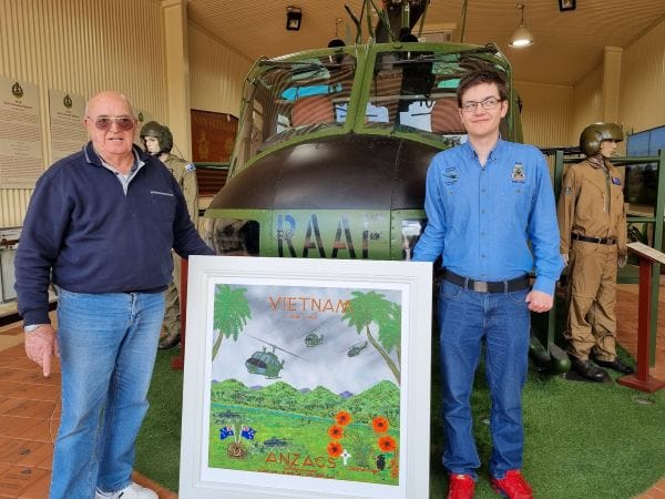 Port Pirie RSL - Military Museum - Curator Jeff Kenyon & Assistant Cody