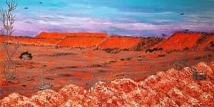 "Colours of the Outback Opal Fields"